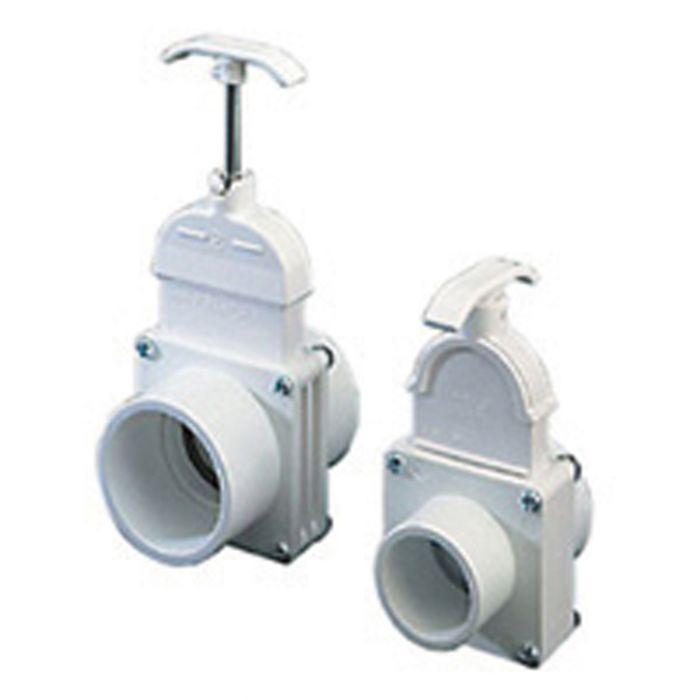 Plumbing & Tubing 2GV 2″ PVC Screw Stem Style Gate Valve - Slip Garden - Fish Ponds Blue Thumb 