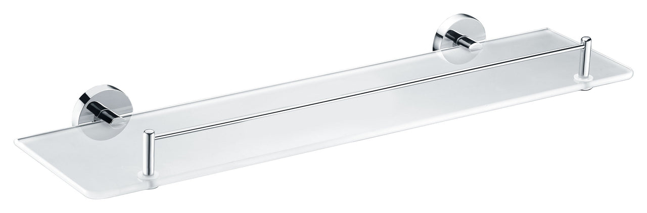 ANZZI Caster Series Glass Shelf in Polished Chrome Glass Shelf ANZZI 