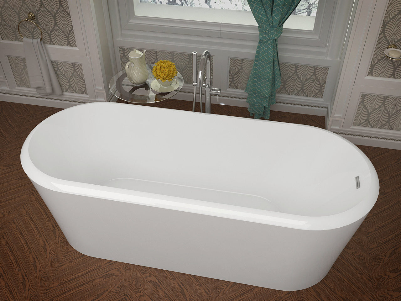 ANZZI Century FT-AZ008 FreeStanding Bathtub FreeStanding Bathtub ANZZI 