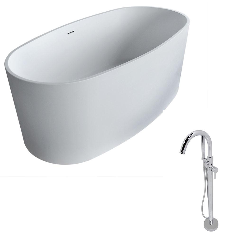 ANZZI Roccia FT505-0025 FreeStanding Bathtub FreeStanding Bathtub ANZZI 