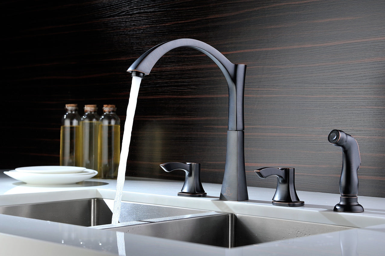 ANZZI Soave Series KF-AZ032ORB Kitchen Faucet Kitchen Faucet ANZZI 