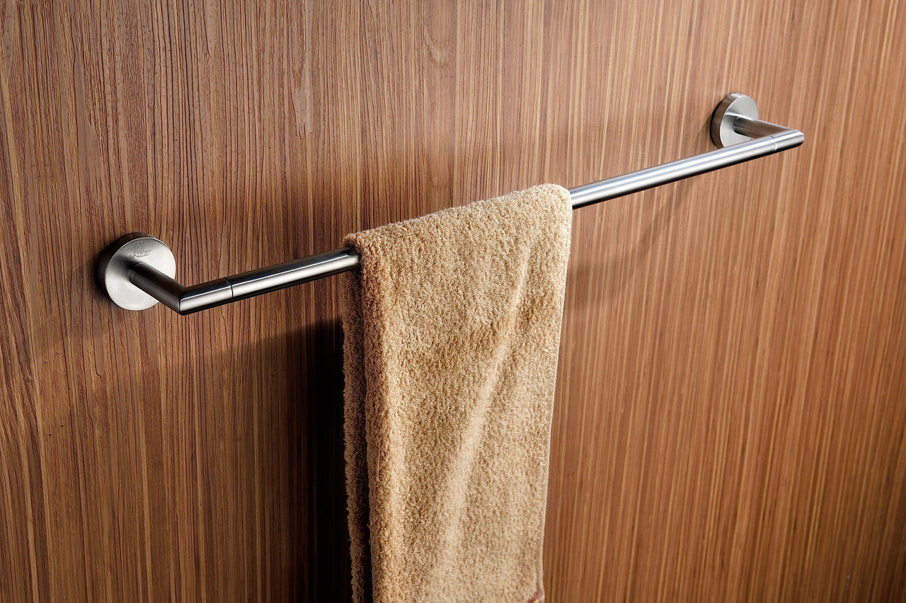 ANZZI Caster 2 Series Towel Bar in Brushed Nickel Towel Bar ANZZI 