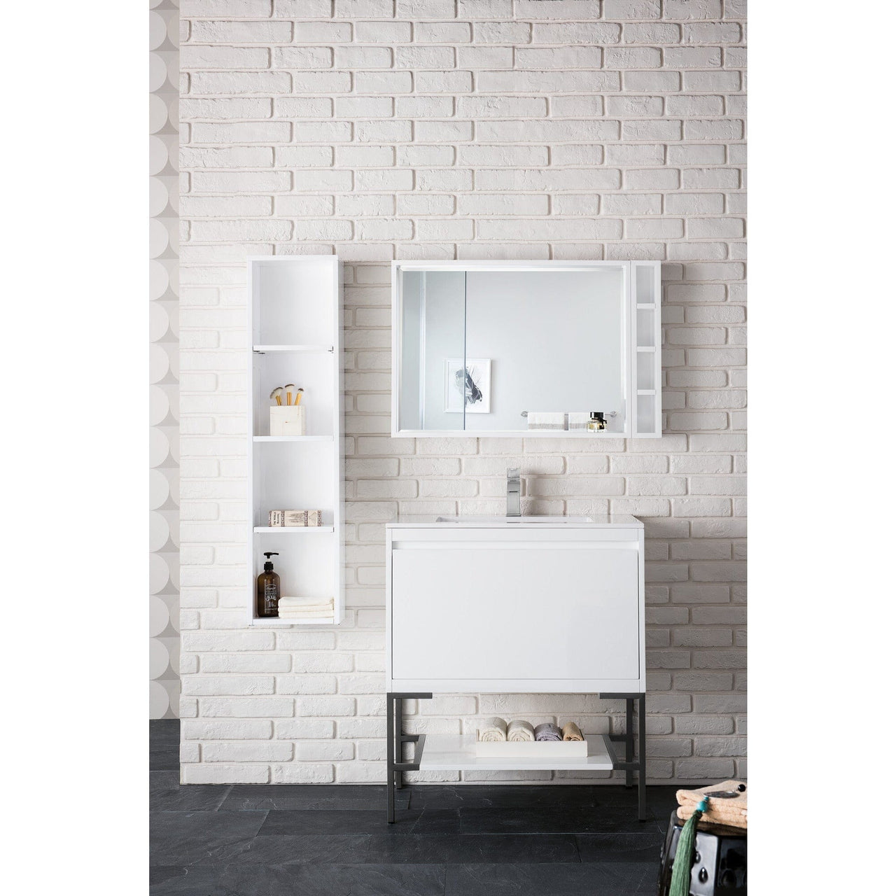 James Martin Milan 31.5" Single Vanity with Base Vanity James Martin 