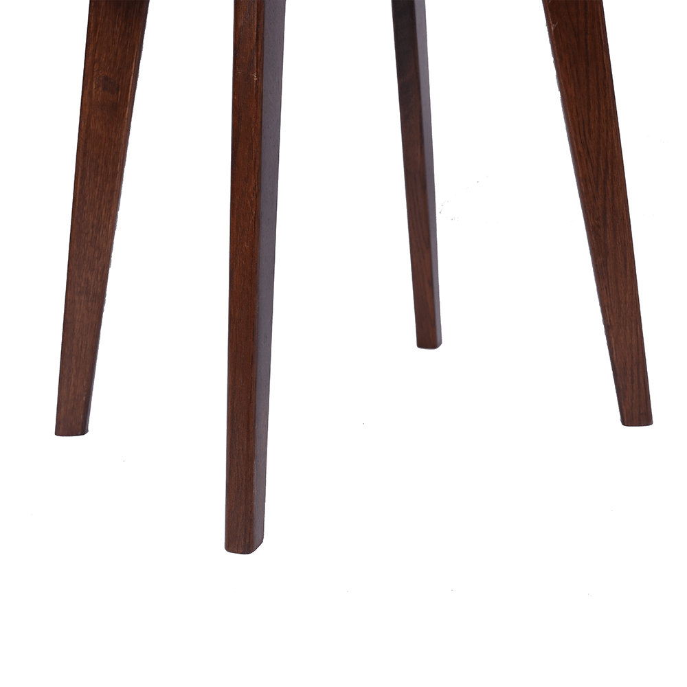 Cima 12" x 21" Rectangular Italian Black Marble Table with Walnut Legs End Table The Bianco Collection 
