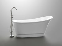 Thumbnail for ANZZI Prima Series 5.58 ft. Freestanding Bathtub in White FreeStanding Bathtub ANZZI 