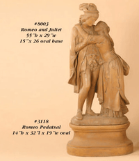Thumbnail for Romeo And Juliet Cast Stone Outdoor Garden Planter Planter Tuscan 