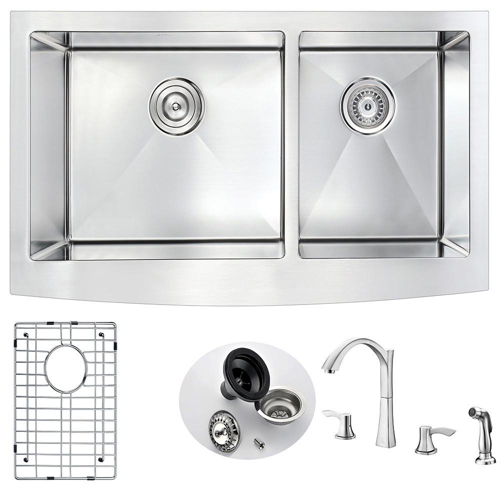 ANZZI ELYSIAN Series K36203A-032 Kitchen Sink Kitchen Sink ANZZI 