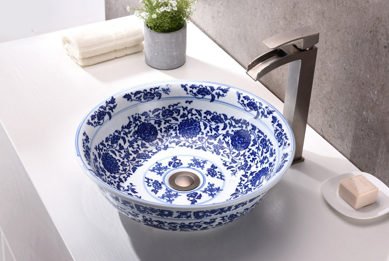 ANZZI Cadence Series LS-AZ186 Vessel Sink - Glass Bathroom Sink ANZZI 