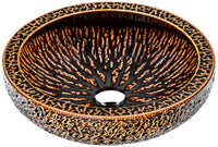 Thumbnail for ANZZI Regalia Series LS-AZ188 Vessel Sink - Glass Bathroom Sink ANZZI 