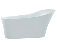 Thumbnail for ANZZI Maple Series 5.58 ft. Freestanding Bathtub in White FreeStanding Bathtub ANZZI 