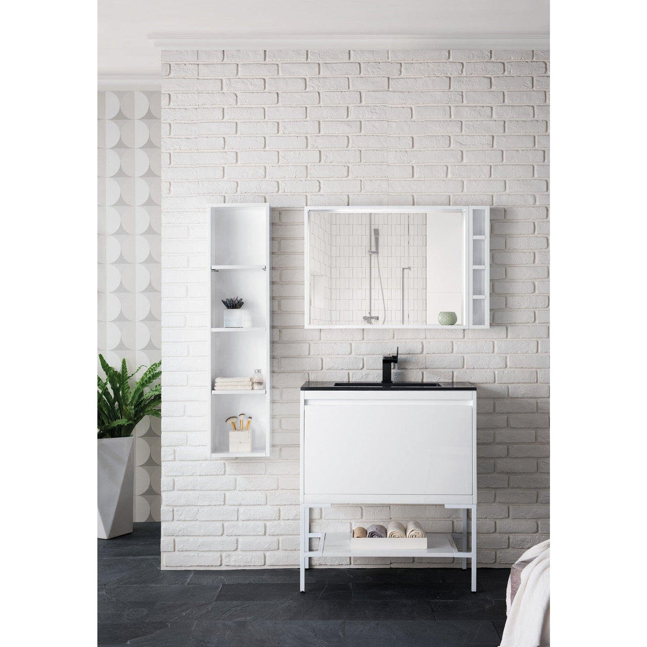 James Martin Milan 31.5" Single Vanity with Base Vanity James Martin 