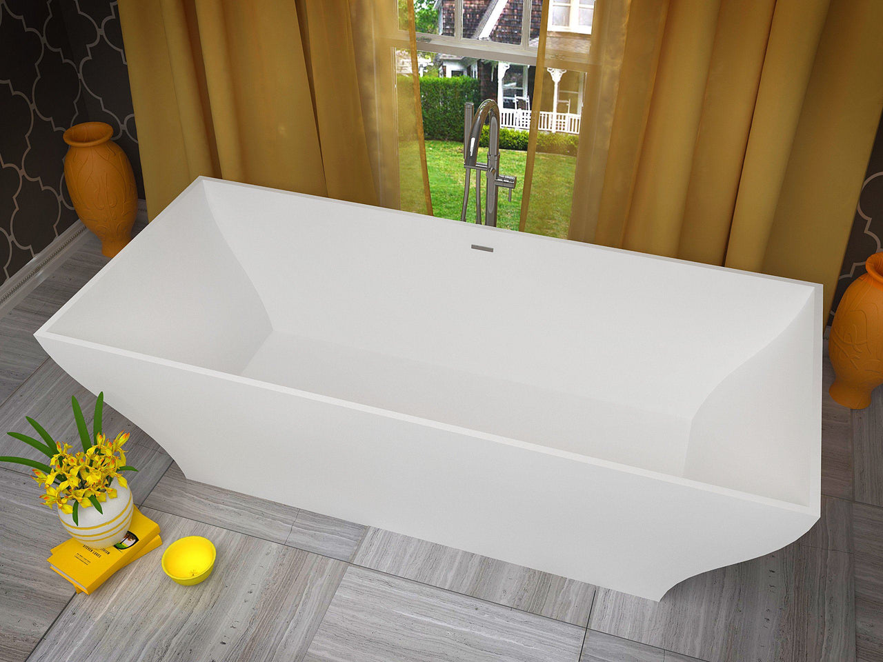 ANZZI Crema FT-AZ509 FreeStanding Bathtub FreeStanding Bathtub ANZZI 