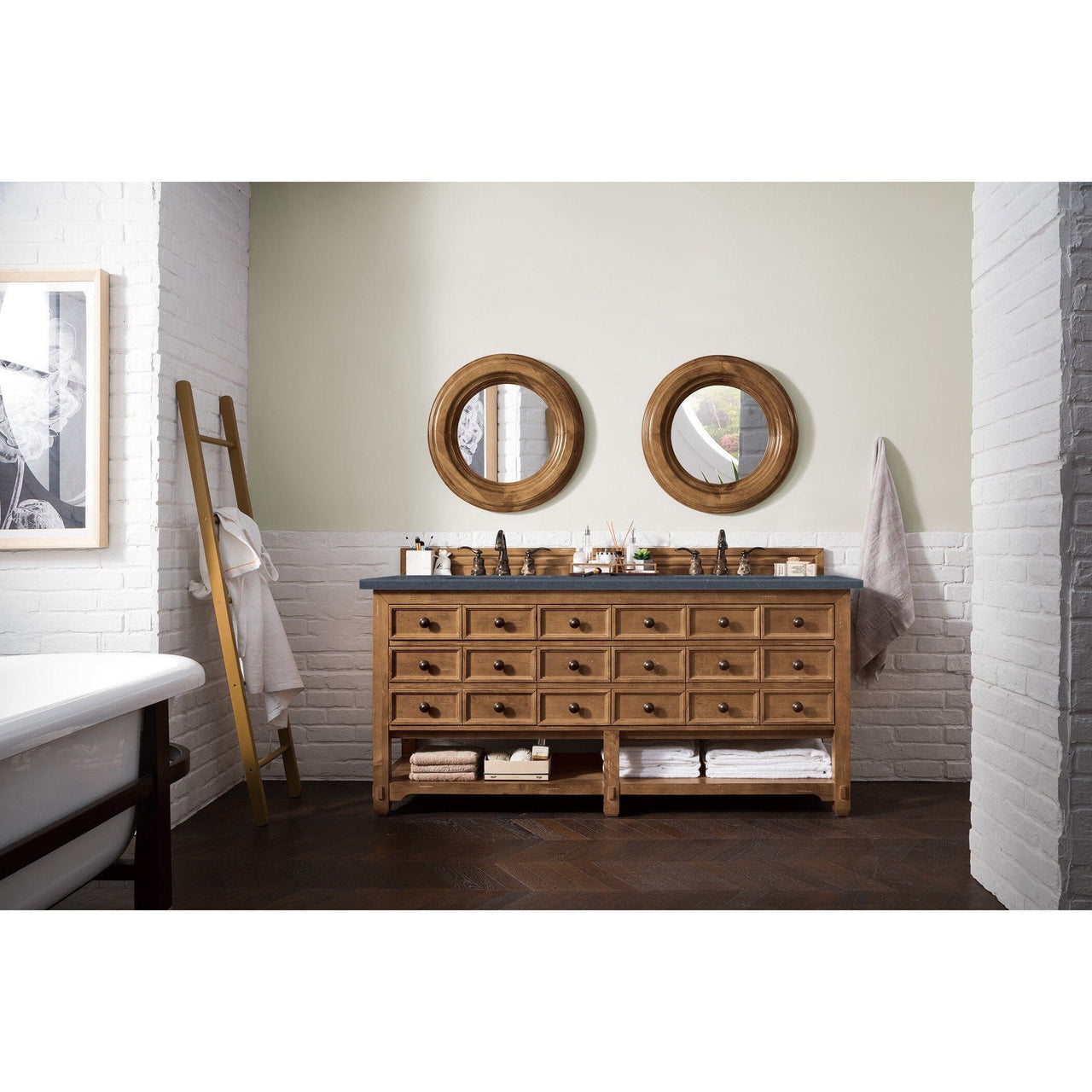 James Martin Malibu 72" Double Vanity Vanity James Martin 