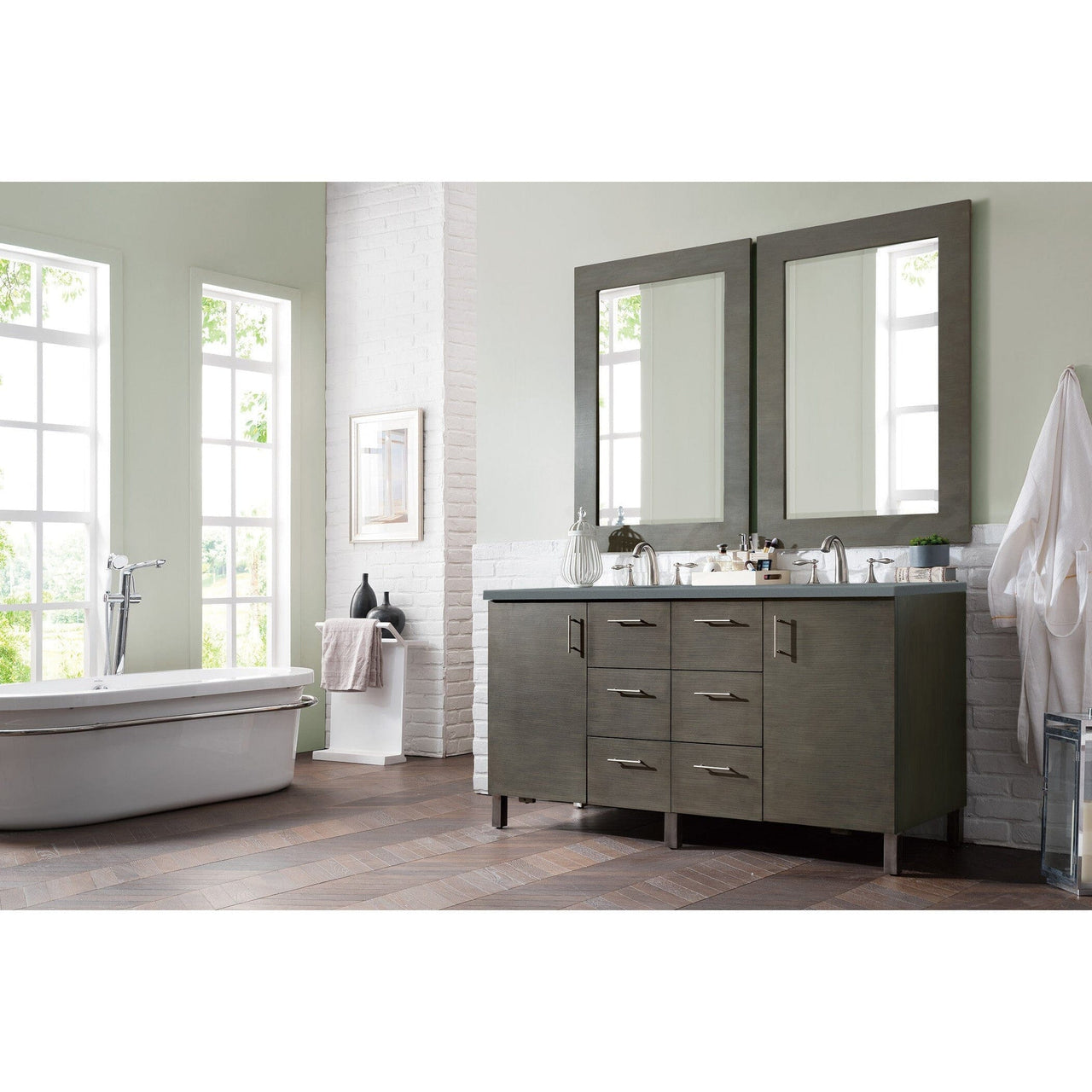 James Martin Metropolitan 60" Double Vanity Vanity James Martin 