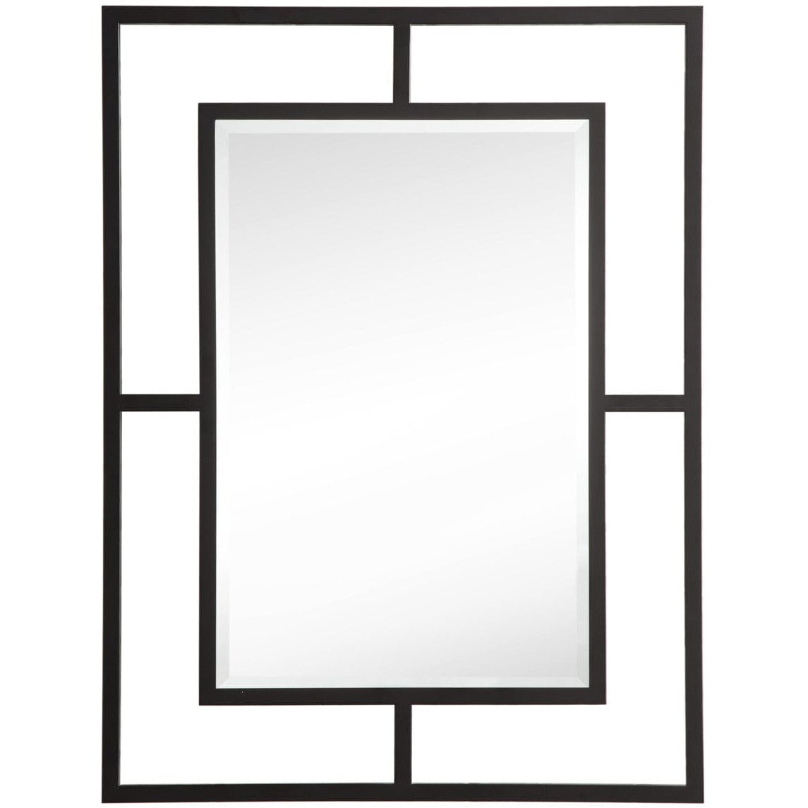 James Martin Boston 30" Rectangular Mirror Mirrors James Martin Matte black 