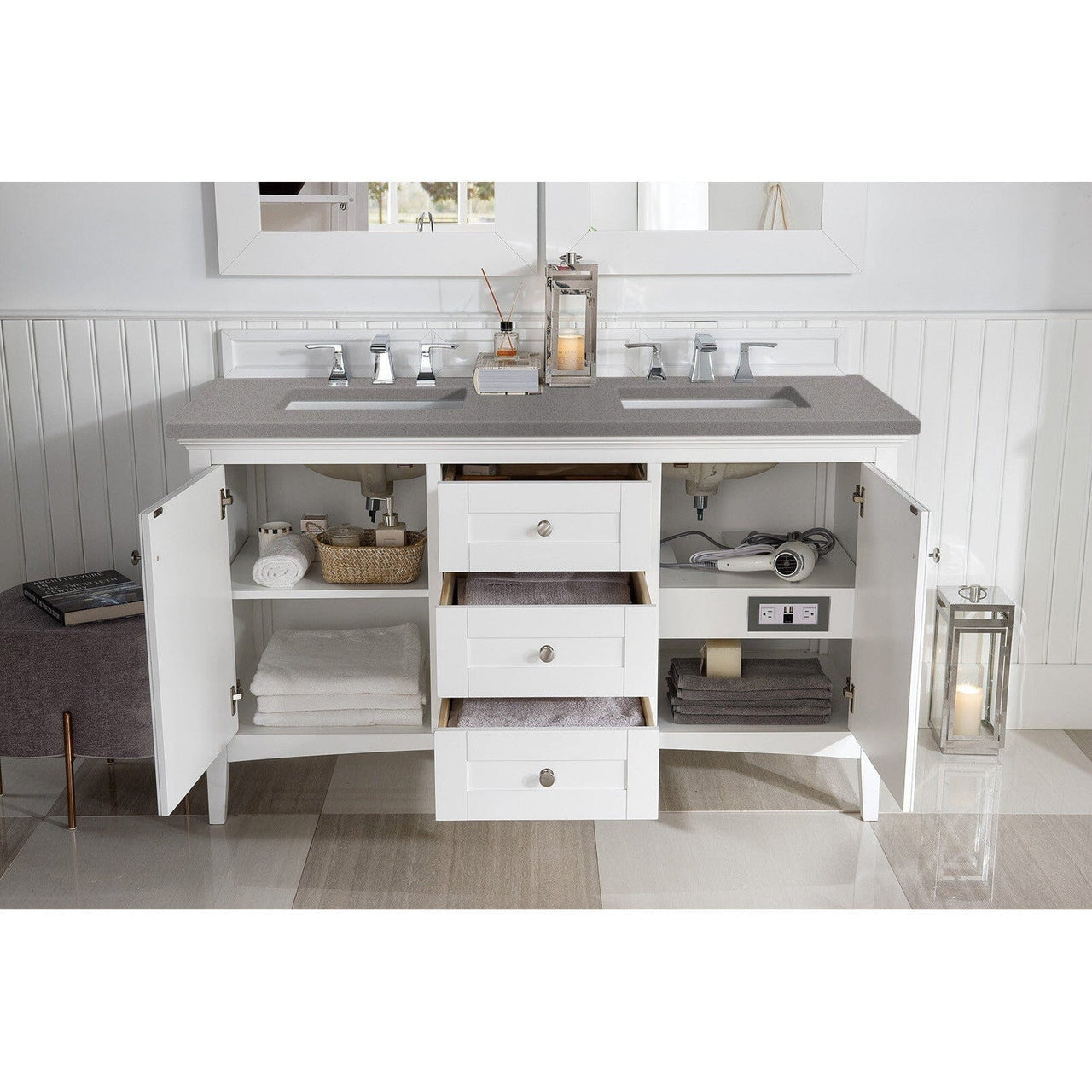 James Martin Palisades 60" Double Vanity Vanity James Martin 