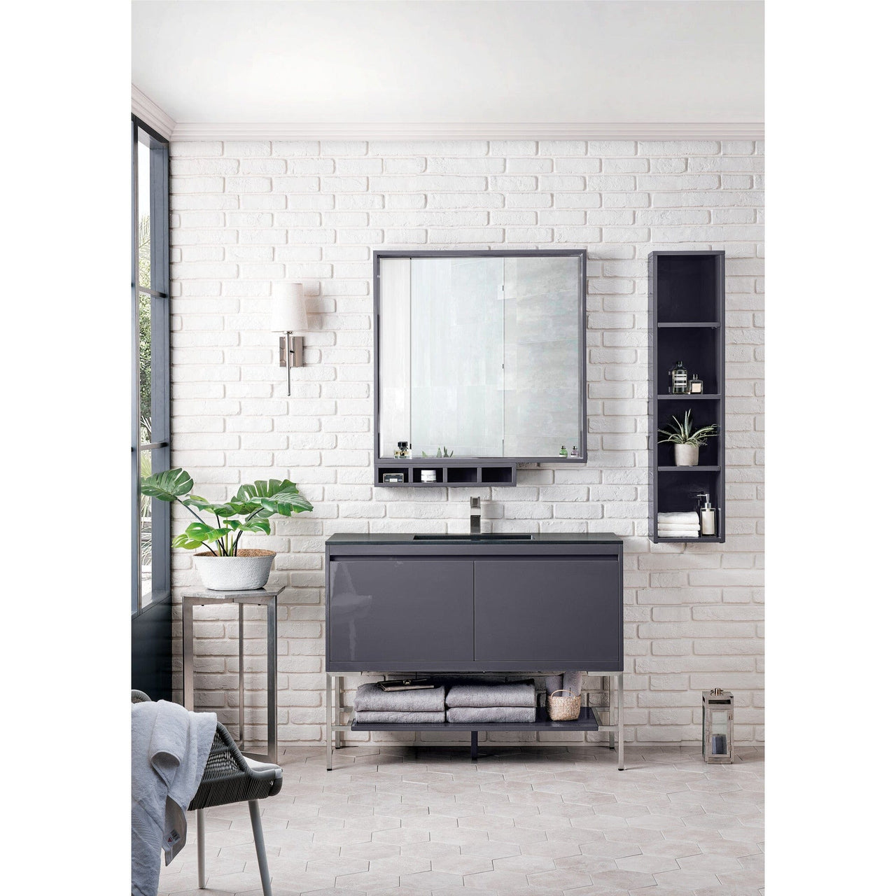 James Martin Milan 47.3" Single Vanity Vanity James Martin 