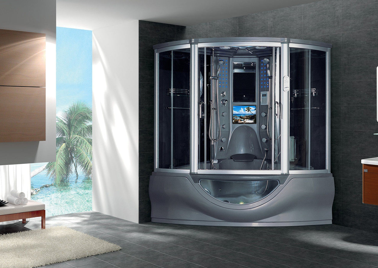 Maya Bath The Superior -Gray Steam Shower Steam Shower Maya Bath 