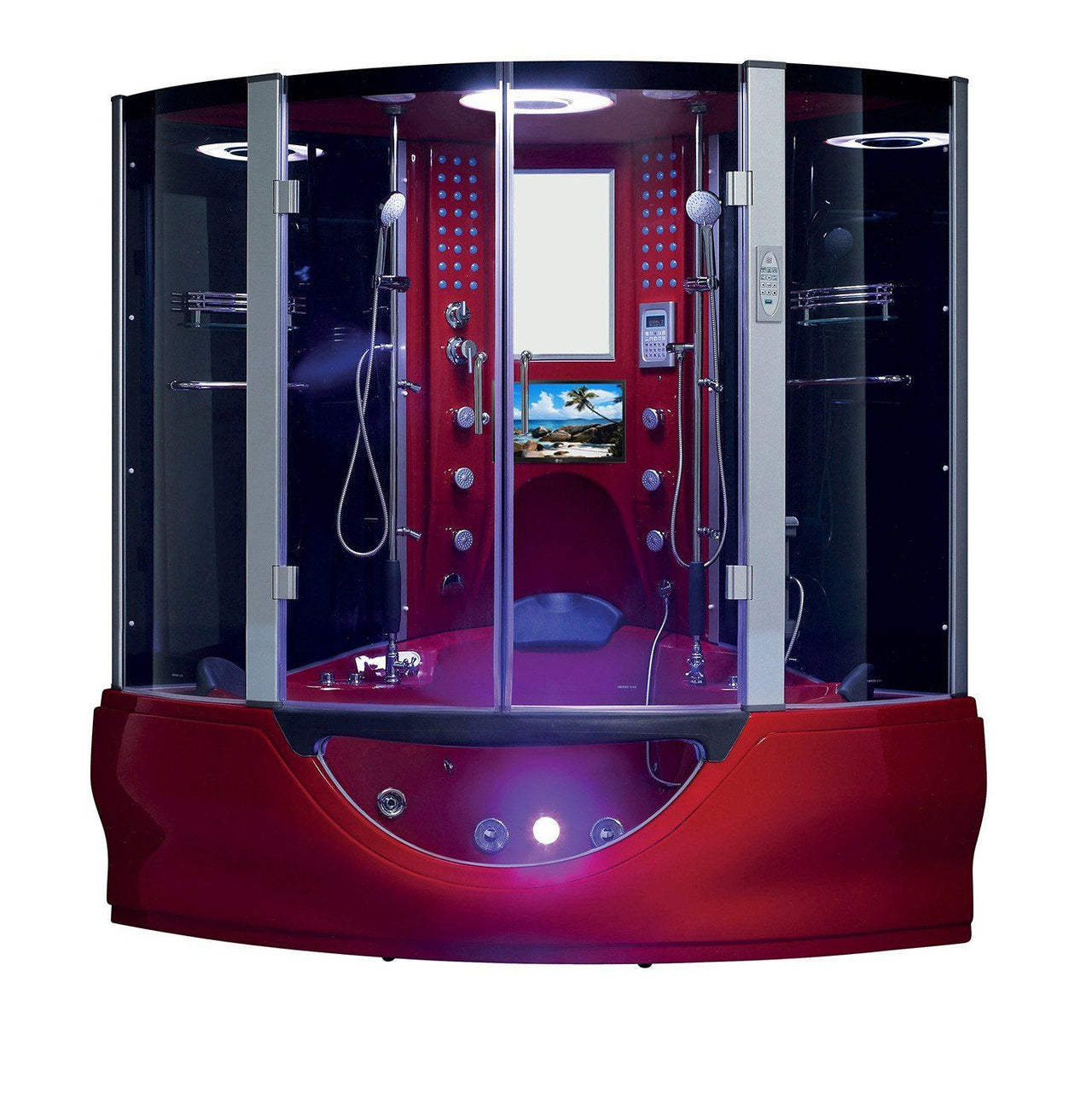 Maya Bath The Superior -Red Steam Shower Steam Shower Maya Bath 
