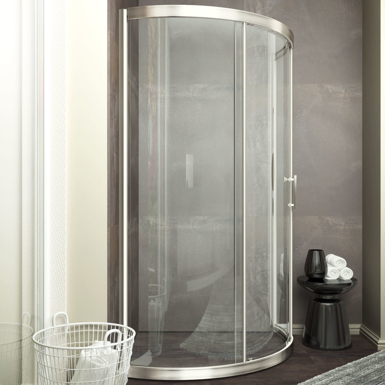 ANZZI Baron Series SD-AZ01-01BN Shower Doors Shower Doors ANZZI 