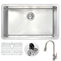 Thumbnail for ANZZI VANGUARD Series KAZ3018-130 Kitchen Sink Kitchen Sink ANZZI 