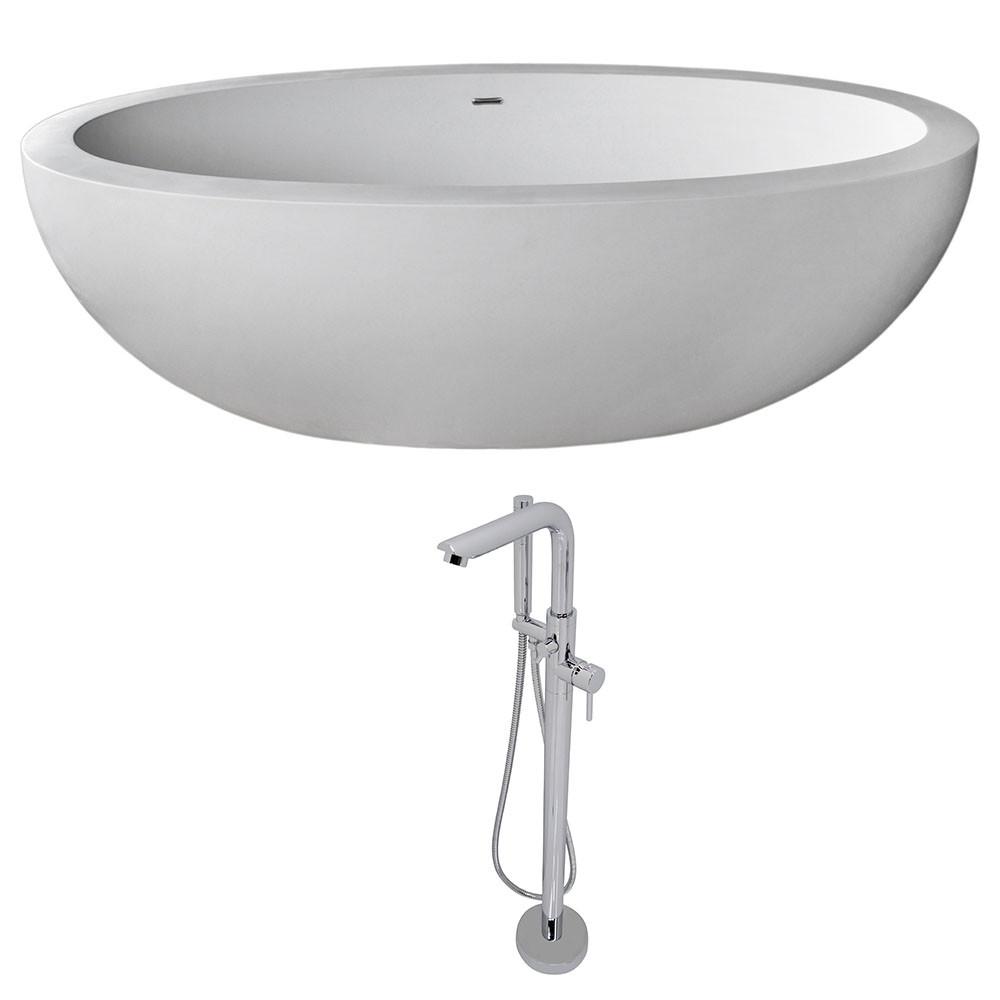 ANZZI Lusso FT504-0026 FreeStanding Bathtub FreeStanding Bathtub ANZZI 