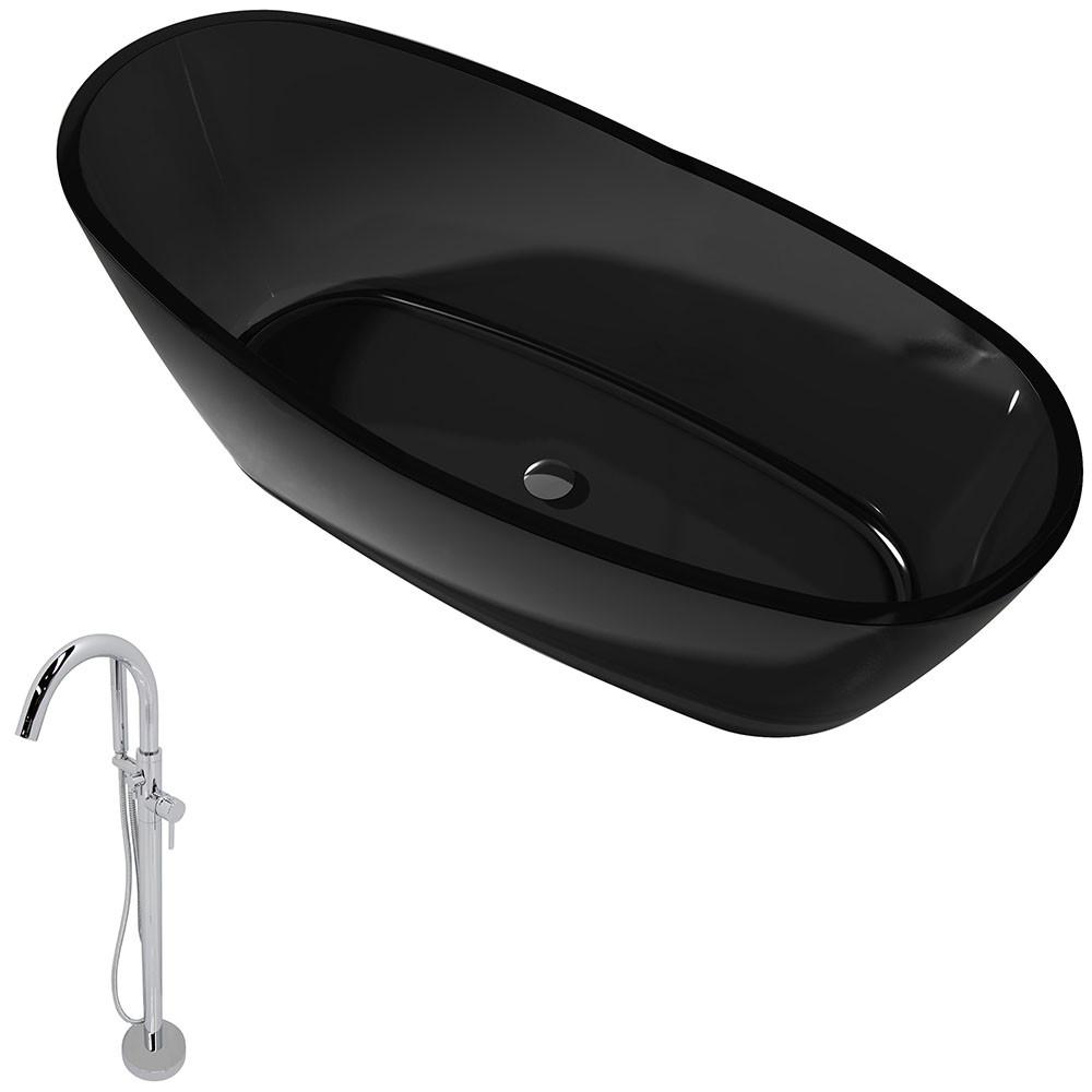 ANZZI Ember FT521BK-0025 Bathtub Bathtub ANZZI 