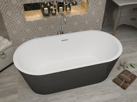 Thumbnail for ANZZI Dualita FT-AZ011 FreeStanding Bathtub FreeStanding Bathtub ANZZI 