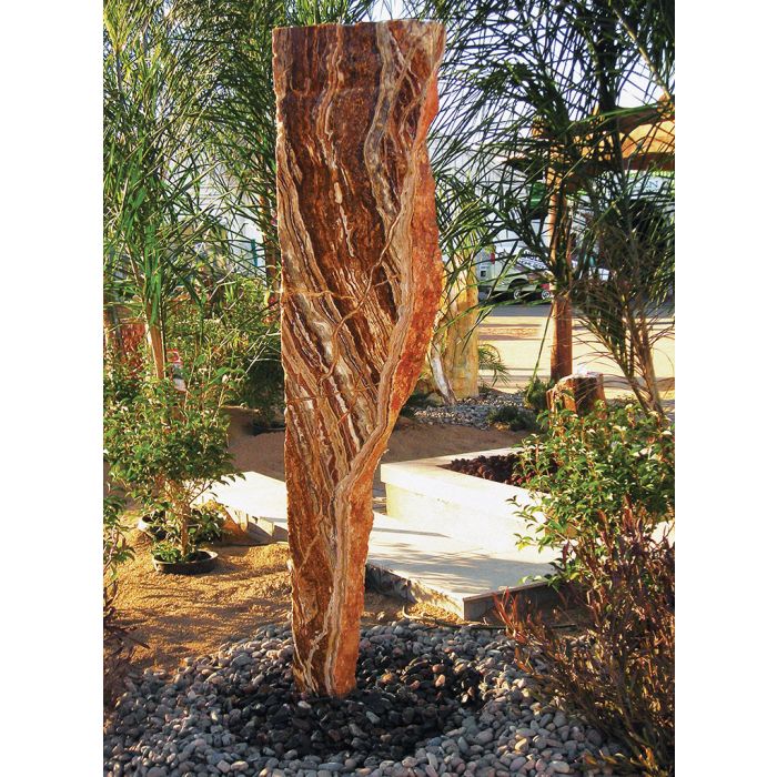 Real Stone Fountains BTTBK033 Desert Onyx Artisan Rock Fountain Fountain Blue Thumb 
