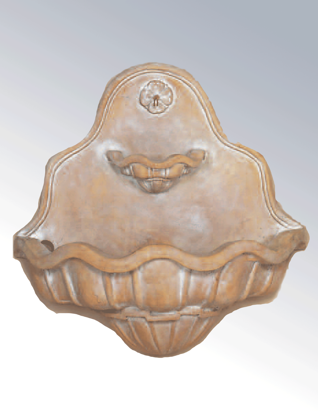 Tuscany Cast Stone Outdoor Garden Wall Fountain With Spout Fountain Tuscan 