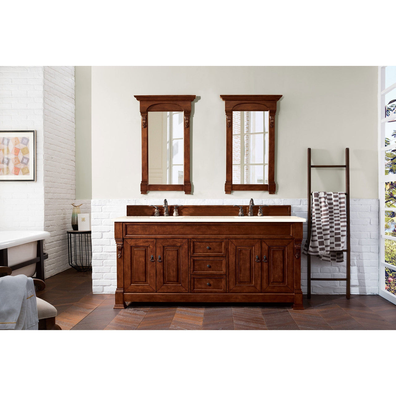 James Martin Brookfield 72" Double Vanity Vanities James Martin 