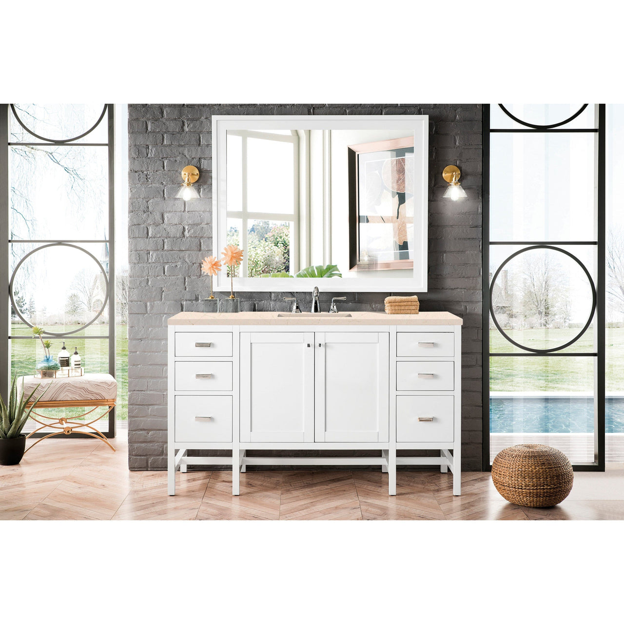 James Martin Addison 60" Single Vanity Vanity James Martin 