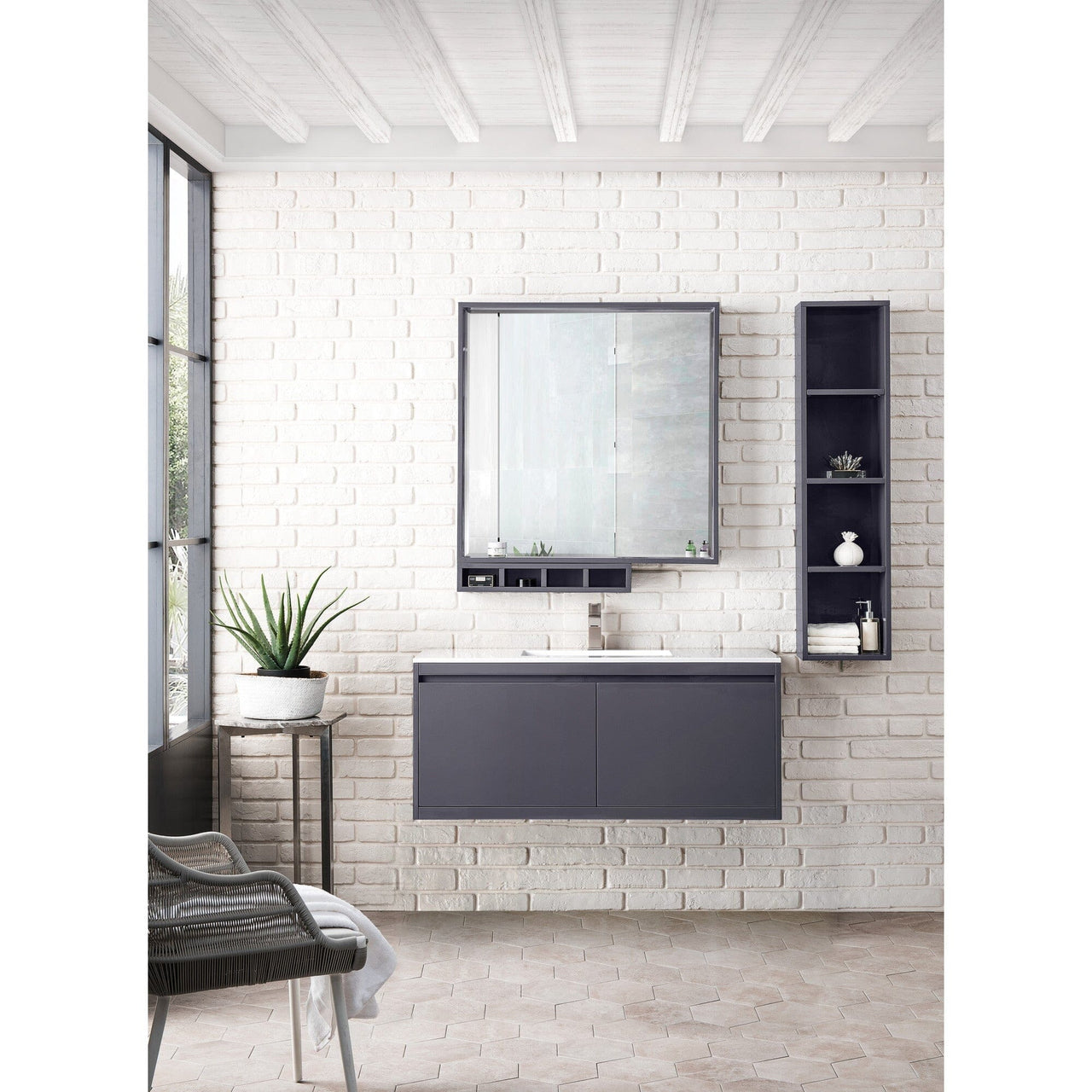 James Martin Milan 47.3" Single Vanity Vanity James Martin 