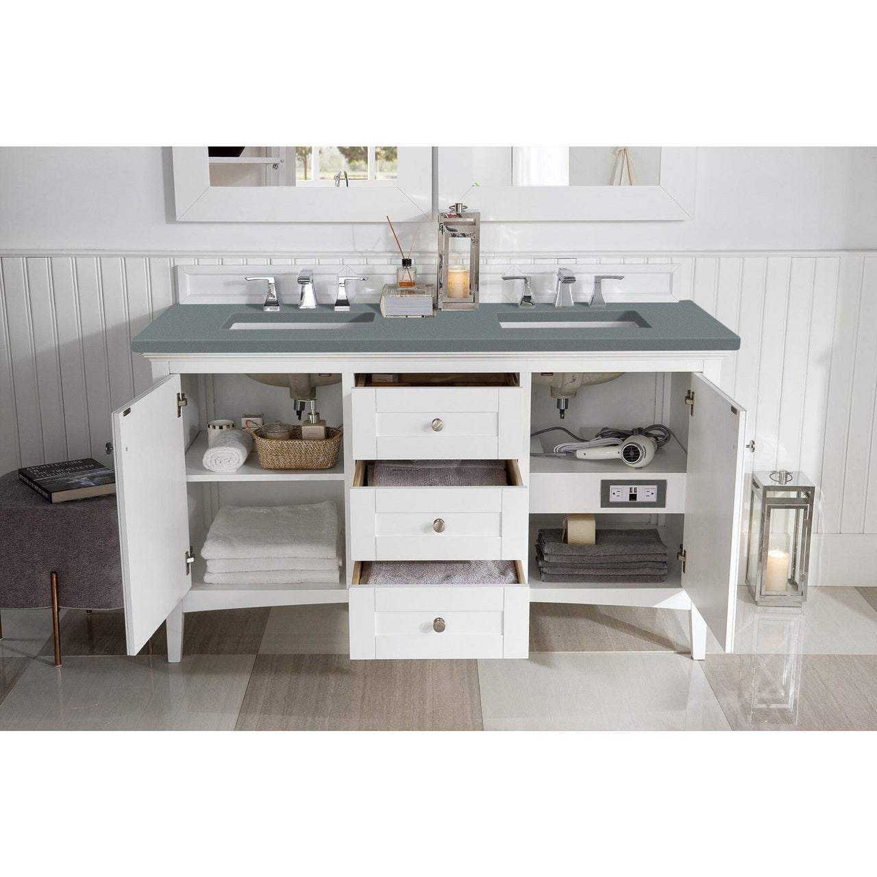 James Martin Palisades 60" Double Vanity Vanity James Martin 