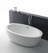 Thumbnail for ANZZI Yield Series 5.58 ft. Freestanding Bathtub in White FreeStanding Bathtub ANZZI 