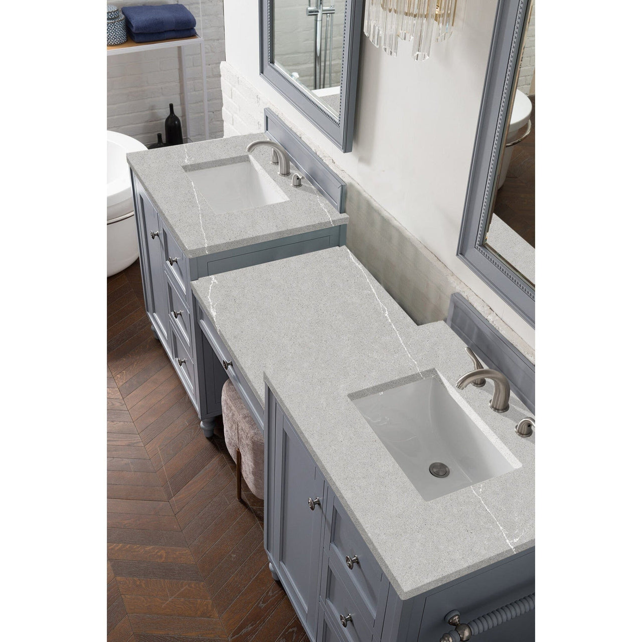 James Martin Copper Cove Encore 86" Double Vanity Set Vanity James Martin 