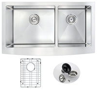 Thumbnail for ANZZI ELYSIAN Series K36203A-032B Kitchen Sink Kitchen Sink ANZZI 