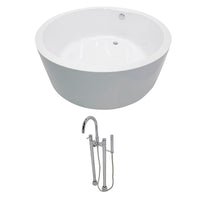 Thumbnail for ANZZI Rotunda FT300-0027 FreeStanding Bathtub FreeStanding Bathtub ANZZI 