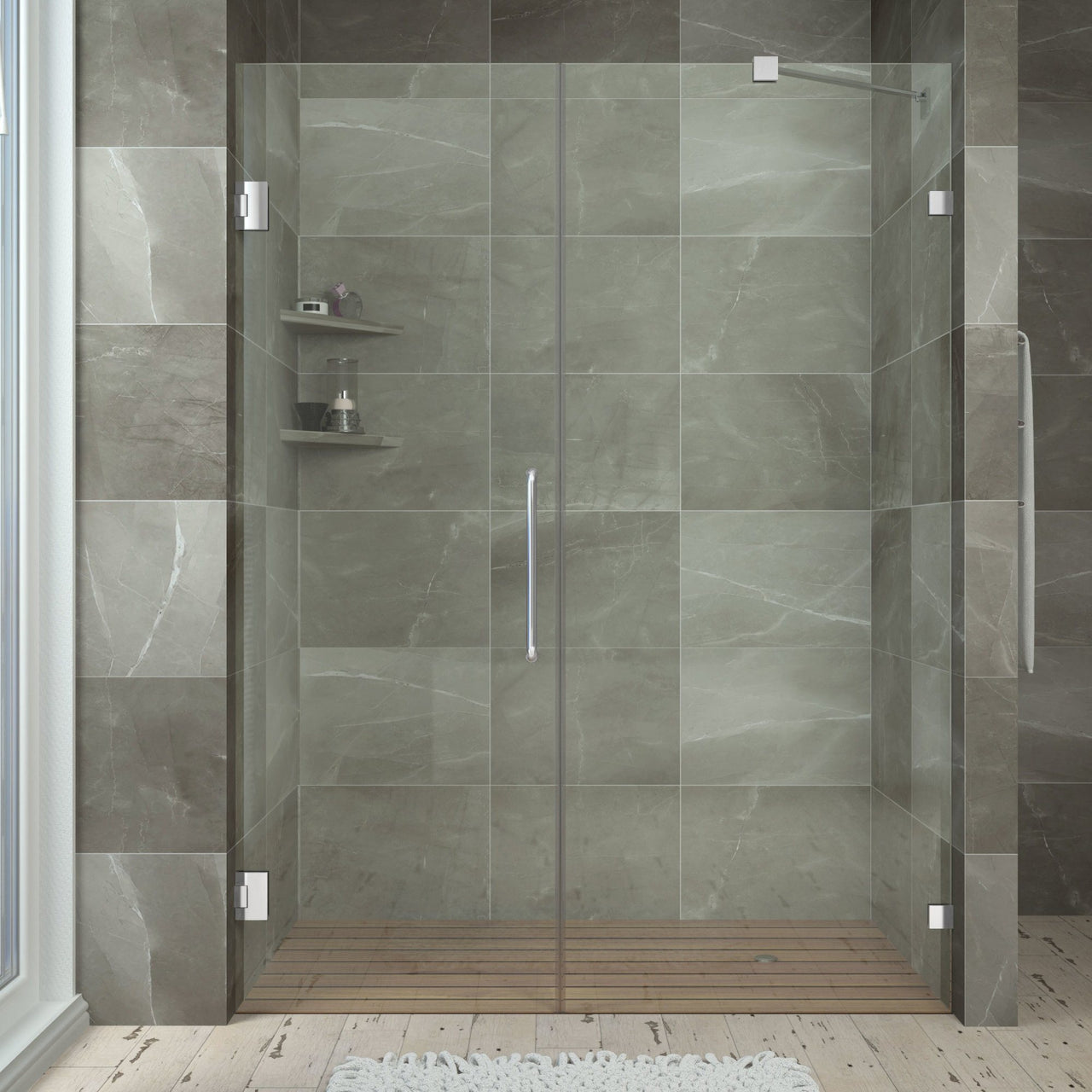 ANZZI Consort Series SD-AZ07-01CH Shower Doors Shower Doors ANZZI 