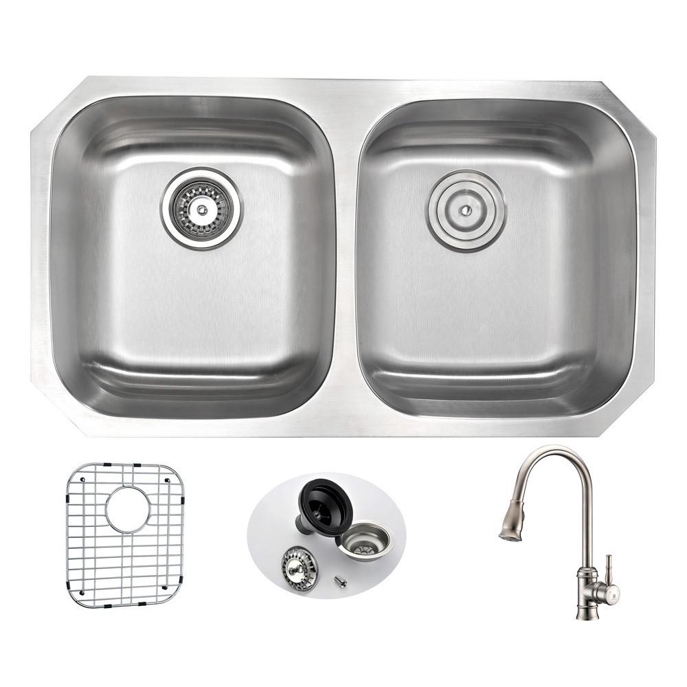 ANZZI MOORE Series KAZ3218-130 Kitchen Sink Kitchen Sink ANZZI 