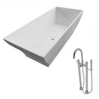Thumbnail for ANZZI Crema FT509-0027 FreeStanding Bathtub FreeStanding Bathtub ANZZI 