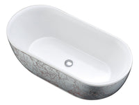 Thumbnail for ANZZI Knight Series 6 ft. Freestanding Bathtub in Crimson Snow FreeStanding Bathtub ANZZI 