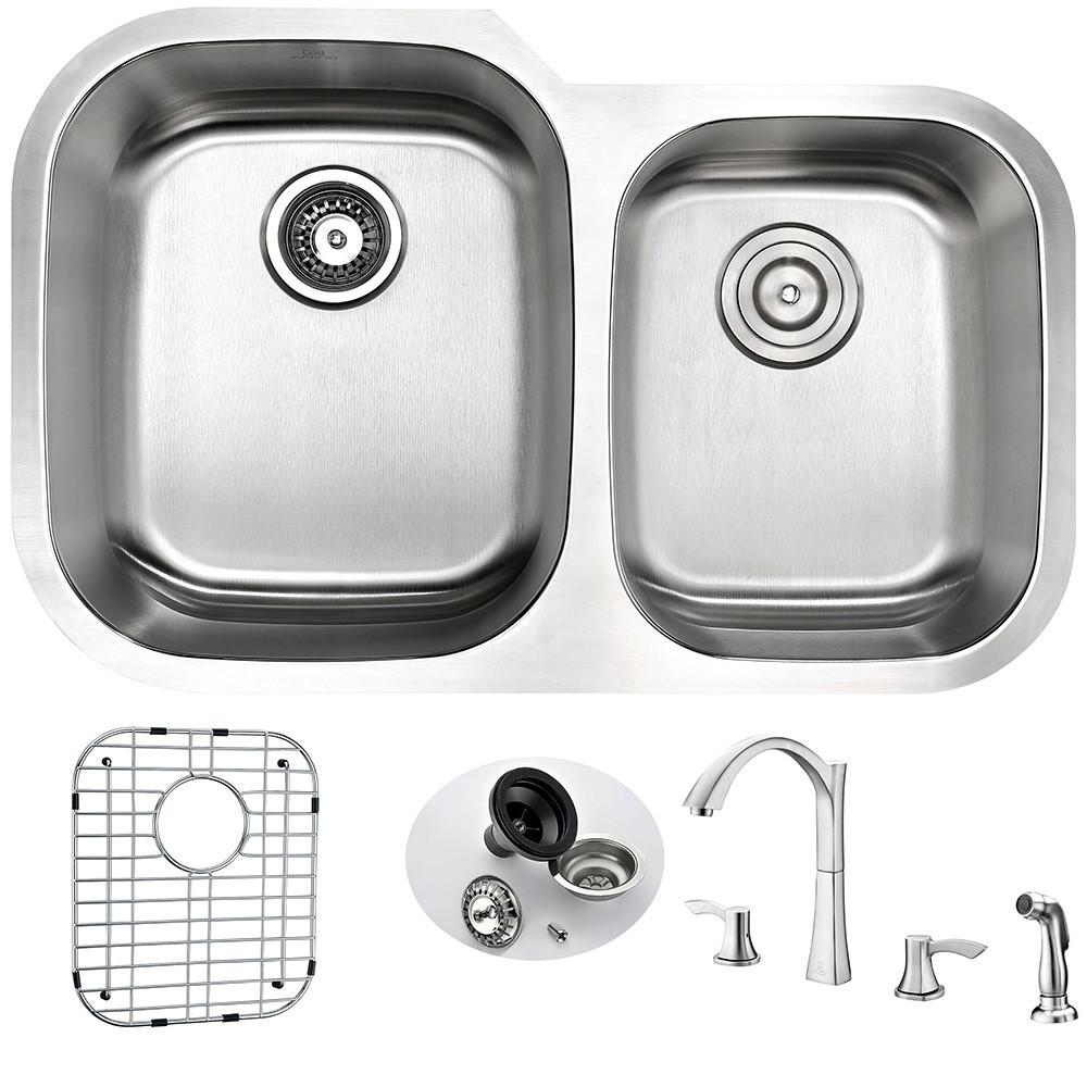 ANZZI MOORE Series KAZ3220-032 Kitchen Sink Kitchen Sink ANZZI 
