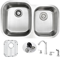 Thumbnail for ANZZI MOORE Series KAZ3220-032 Kitchen Sink Kitchen Sink ANZZI 