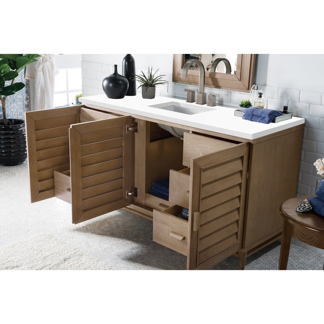 James Martin Portland 60" Single Vanity Vanity James Martin 