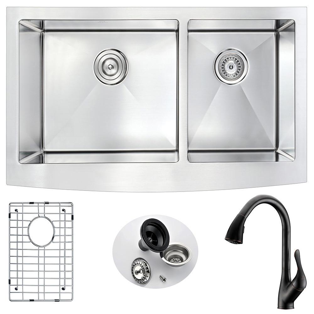 ANZZI ELYSIAN Series K36203A-031O Kitchen Sink Kitchen Sink ANZZI 