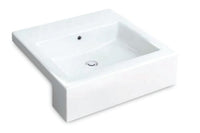 Thumbnail for Cantrio Solid surface semi recessed sink Solid Surface Series Cantrio 