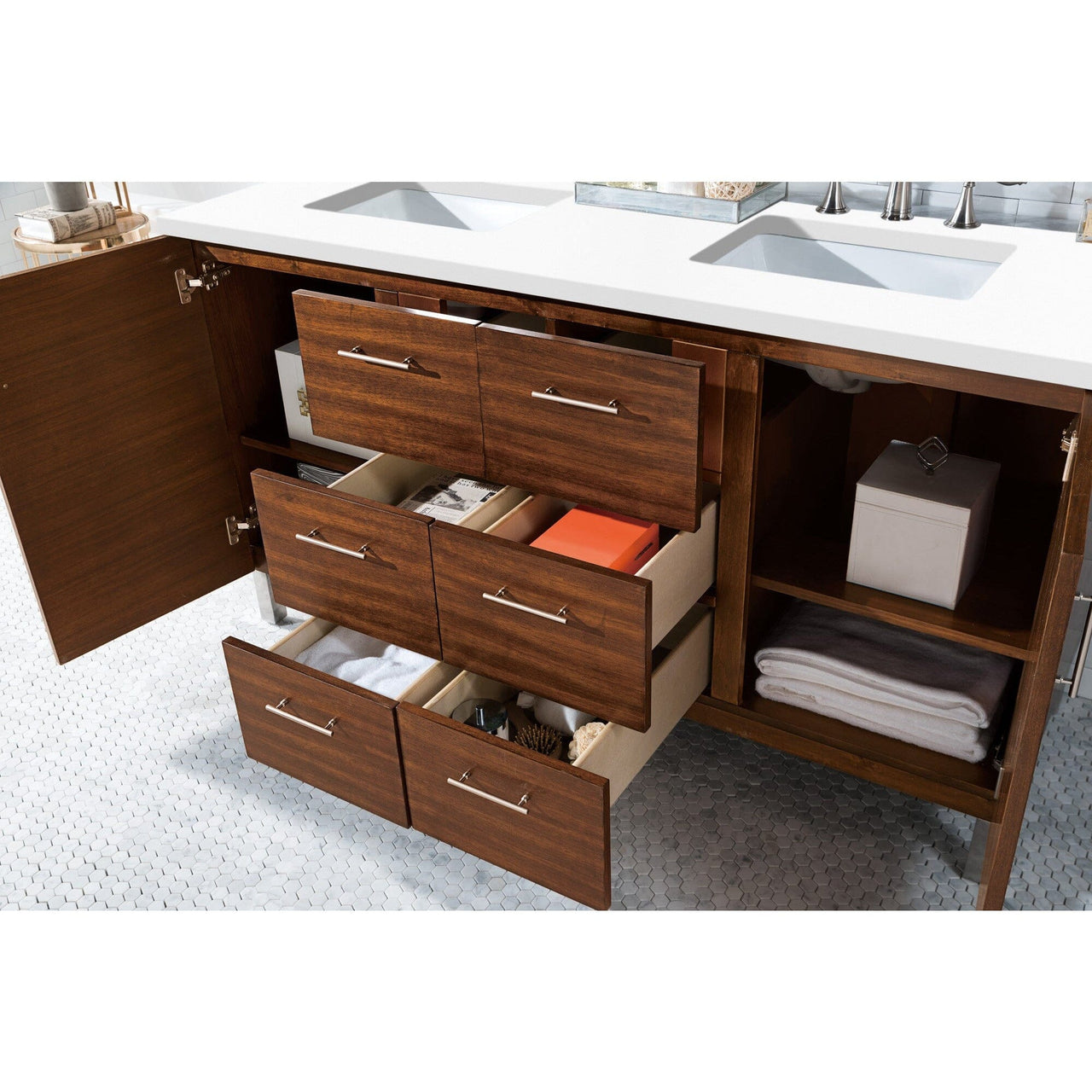 James Martin Metropolitan 60" Double Vanity Vanity James Martin 
