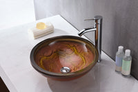 Thumbnail for ANZZI Alto Series LS-AZ218 Vessel Sink - Glass Bathroom Sink ANZZI 