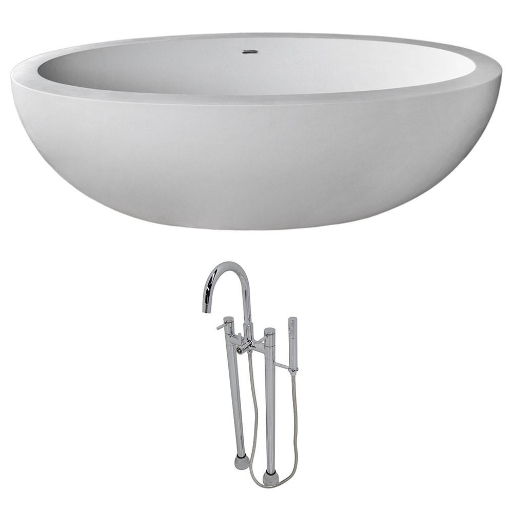 ANZZI Lusso FT504-0027 FreeStanding Bathtub FreeStanding Bathtub ANZZI 